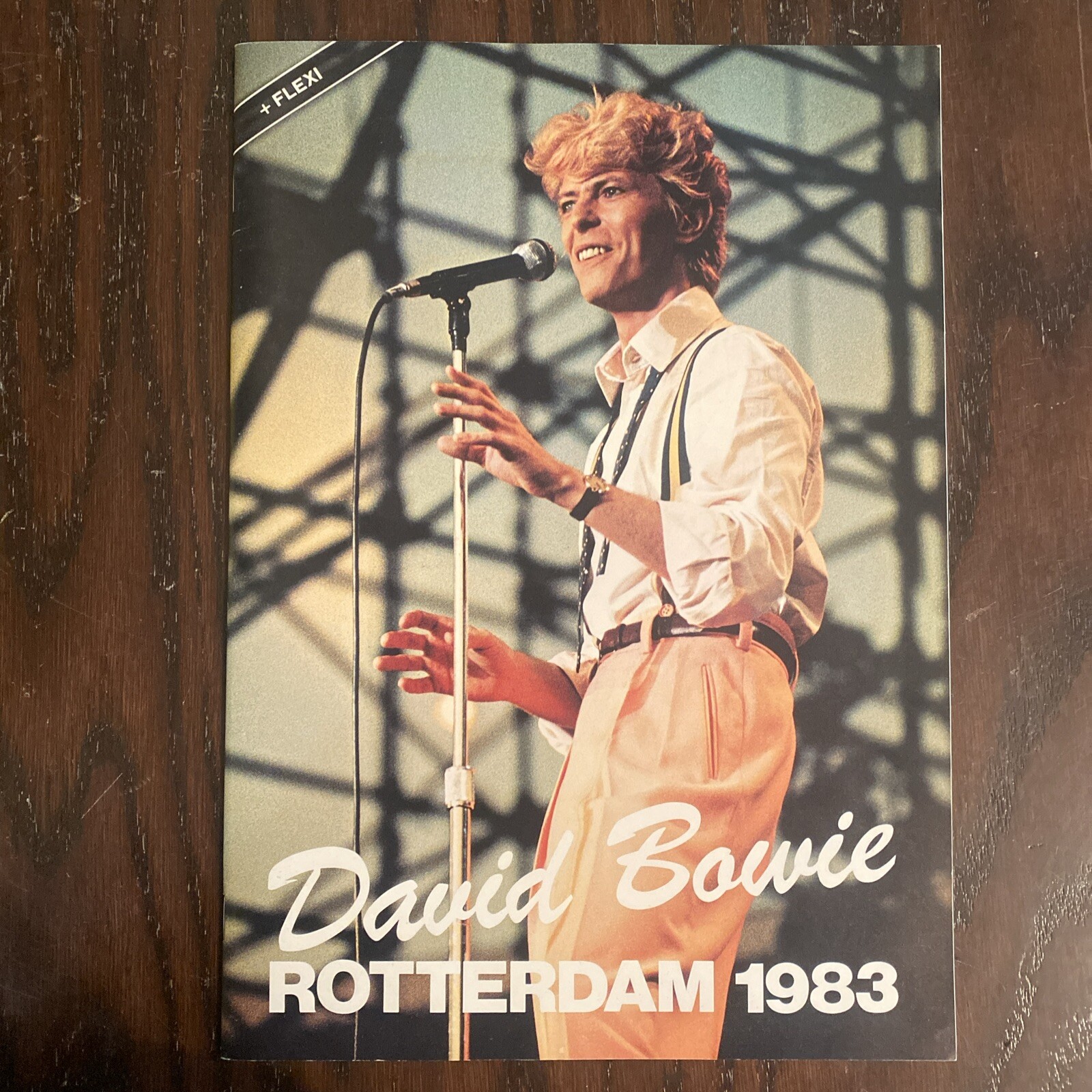 DAVID BOWIE Rotterdam Magazine Booklet 1983 w/ Flexi Disc