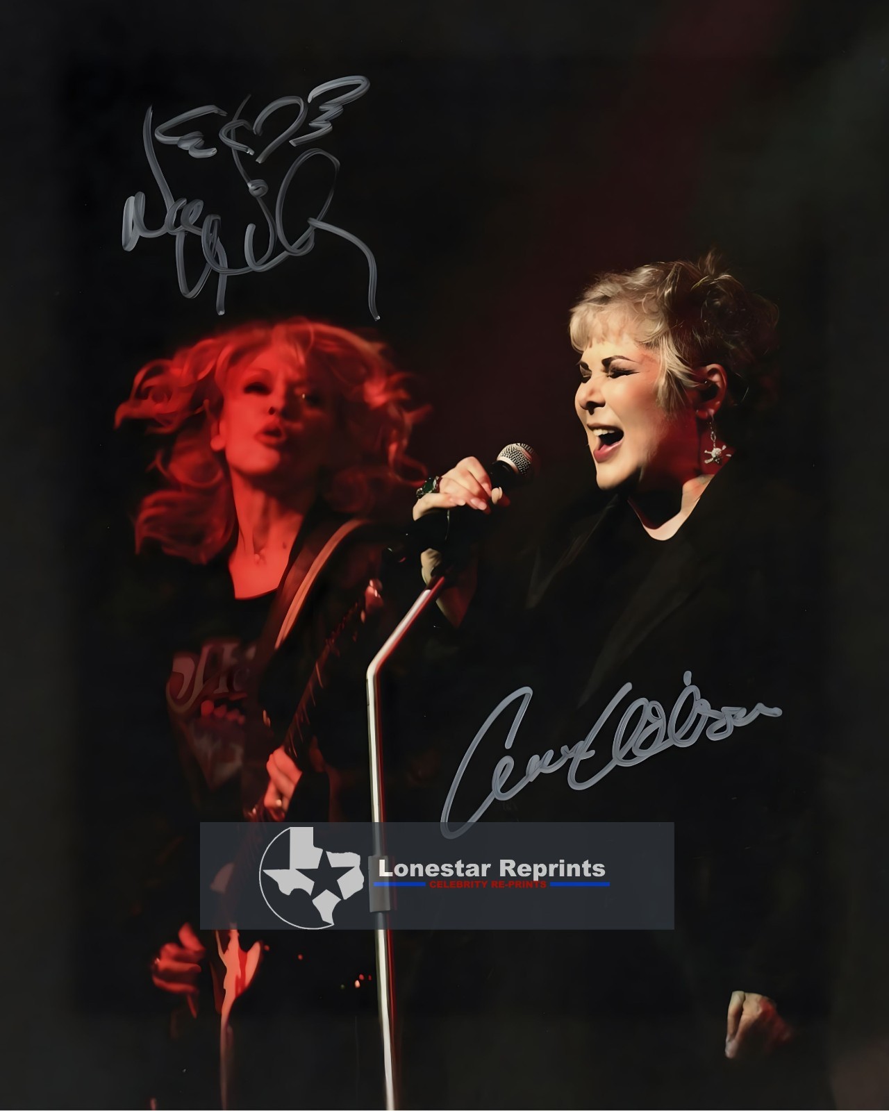 Ann & Nancy Wilson Heart Signed 8×10 Reprint
