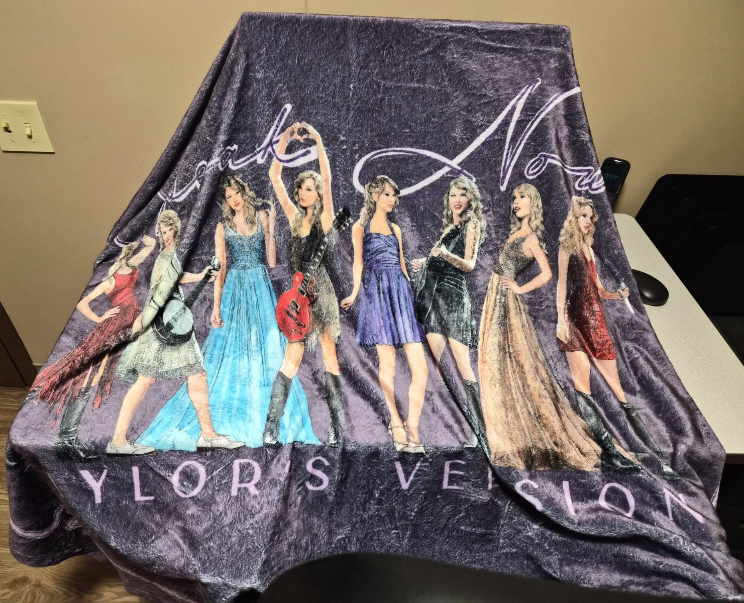 Taylor Swift Speak Now Taylor’s Version Eras Official Blanket 50 x 60″