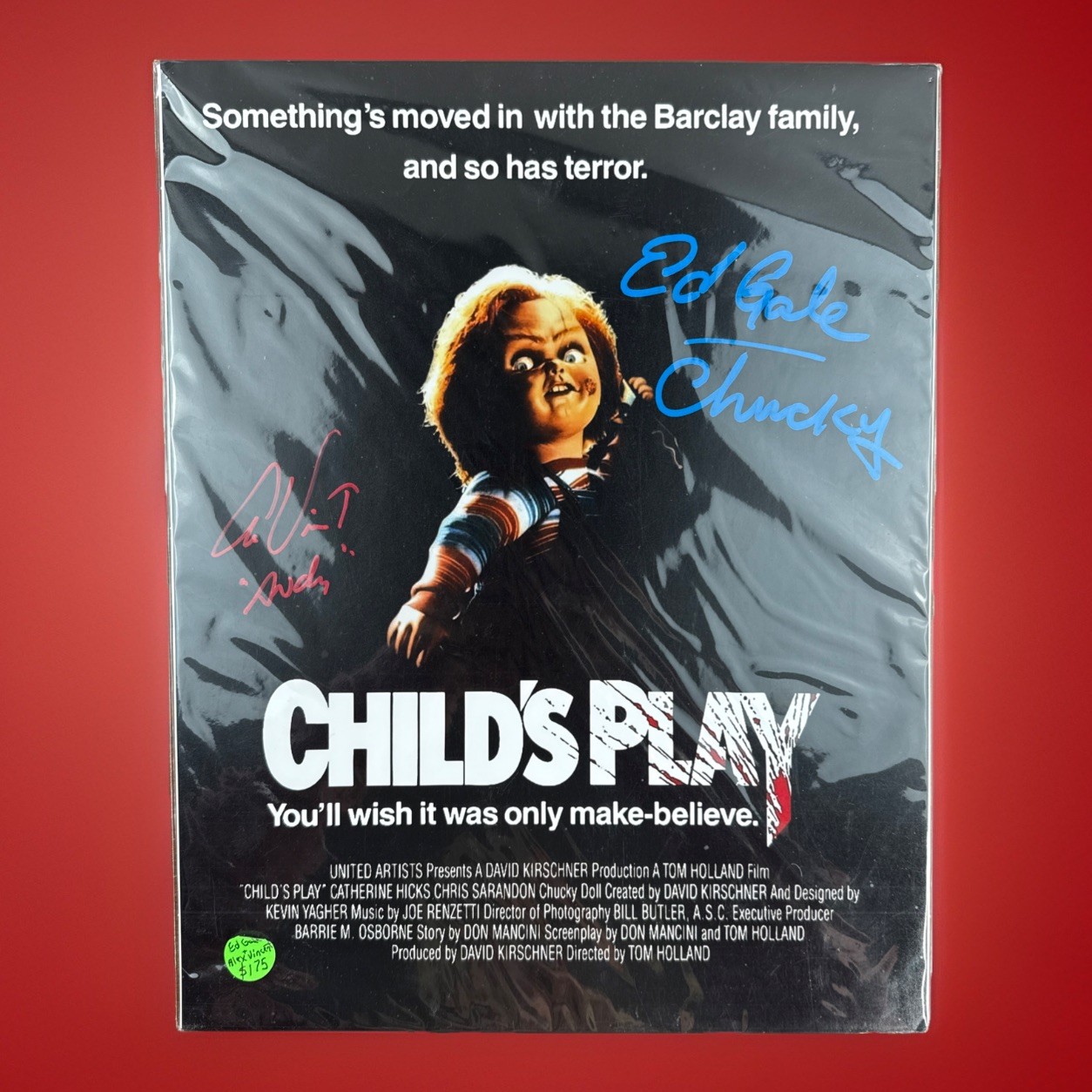 SIGNED Child’s Play Alex Vincent And Ed Gale Autographed Poster Print 11”x14”