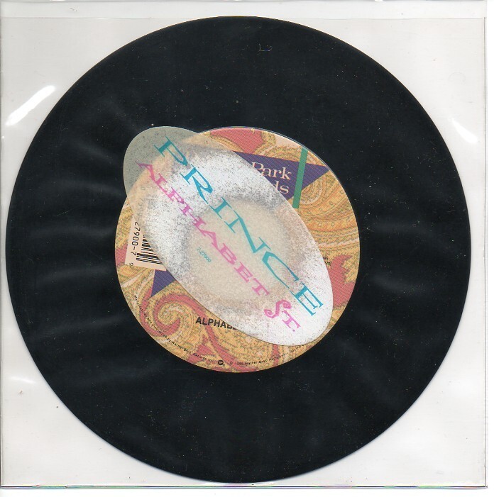NEW UNPLAYED US 7″ VINYL 1988 sticker plastic sleeve Prince Alphabet St.