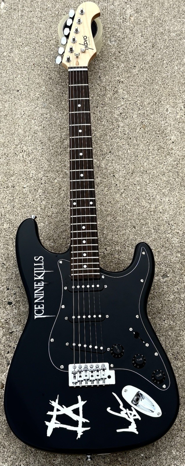 ICE NINE KILLS SIGNED Guitar JSA AUTHENTICATION LETTER Spencer Charnas