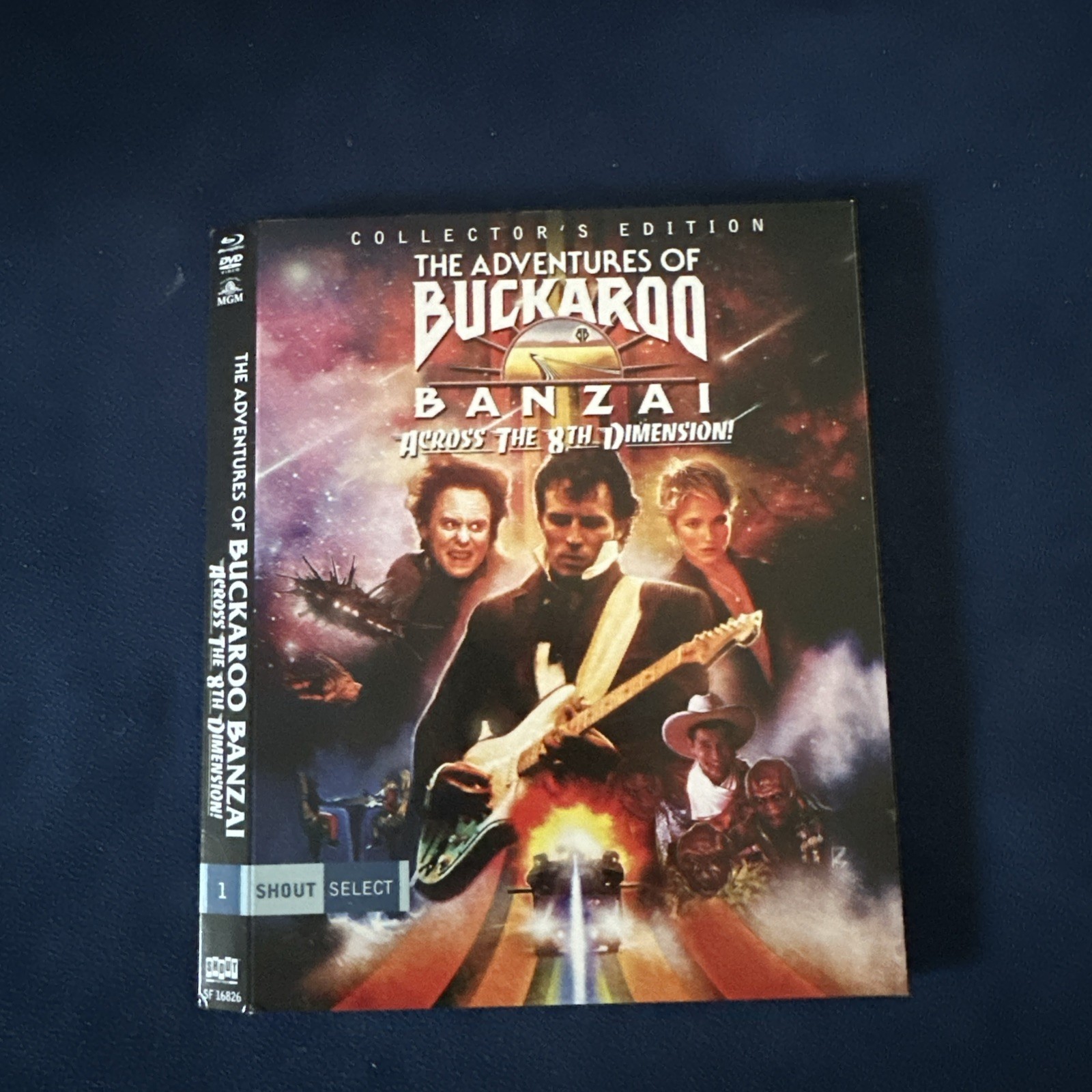SLIPCOVER ONLY The Adventures of Buckaroo Banzai Blu-Ray NO DISCS OR CASE Shout