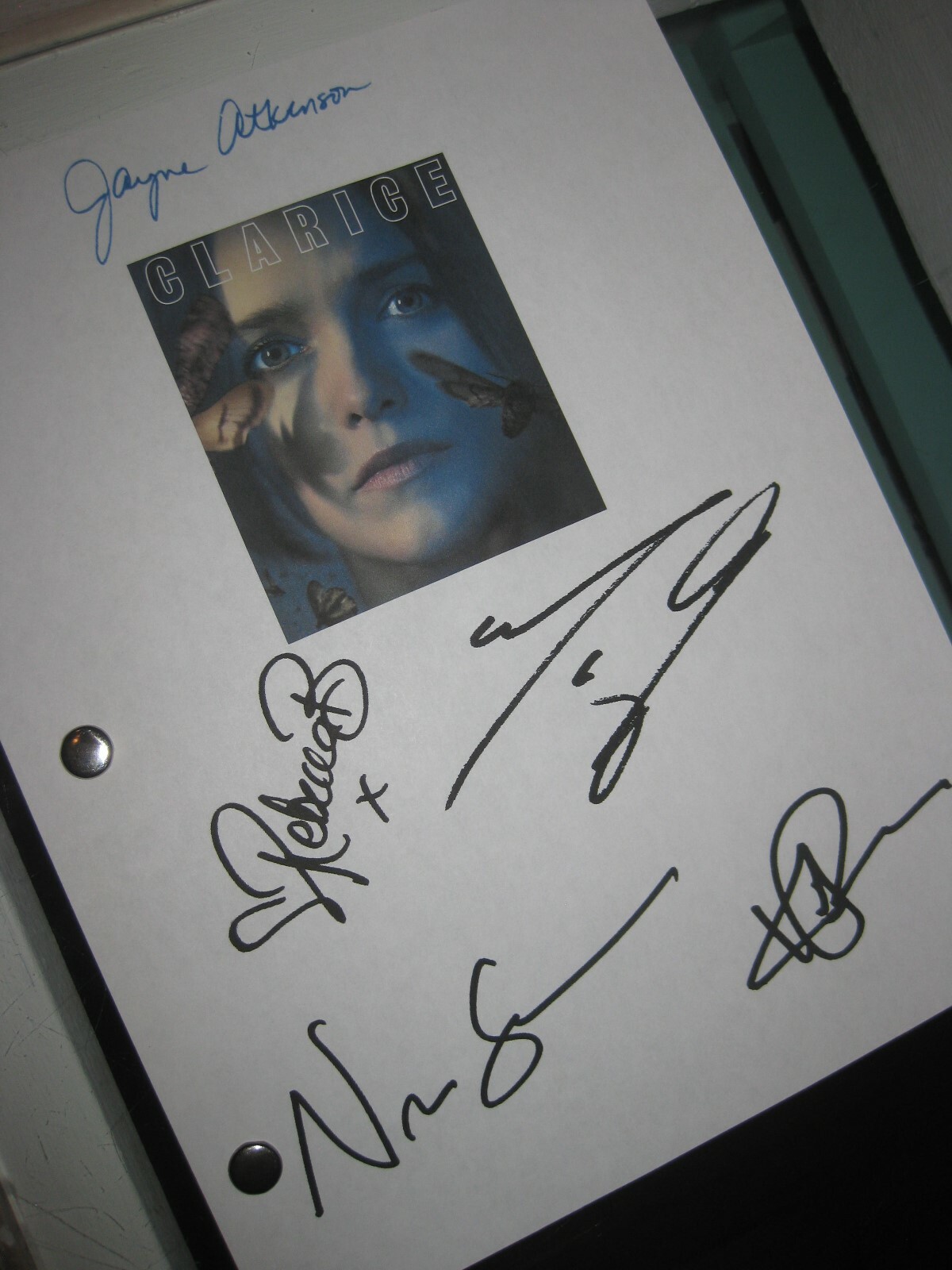 Clarice Signed TV Pilot Script X5 Rebecca Breeds Michael Cudlitz Kal Penn reprnt