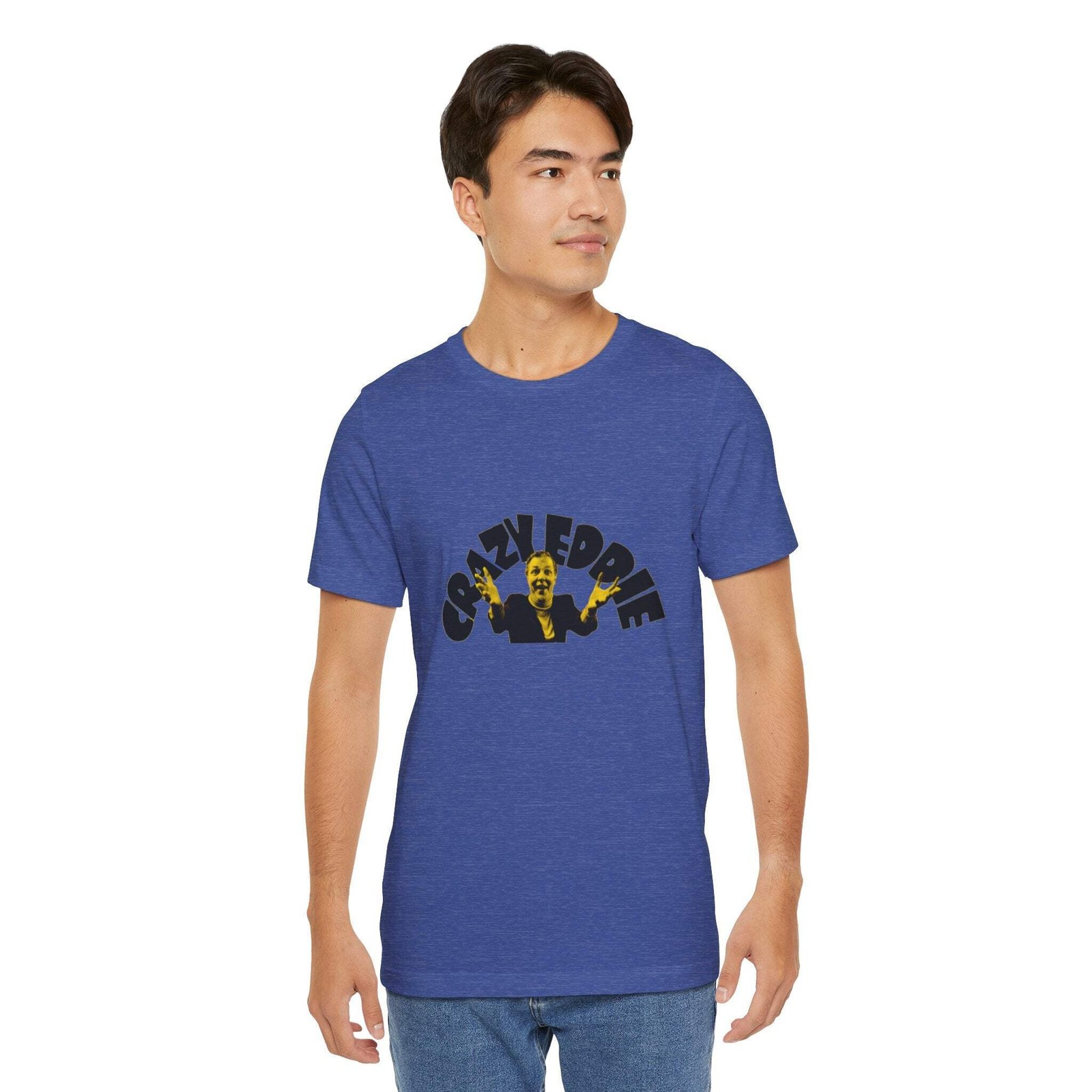 Vintage Crazy Eddie Record & Tapes Store Logo V.2 Unisex Jersey Short Sleeve T-S