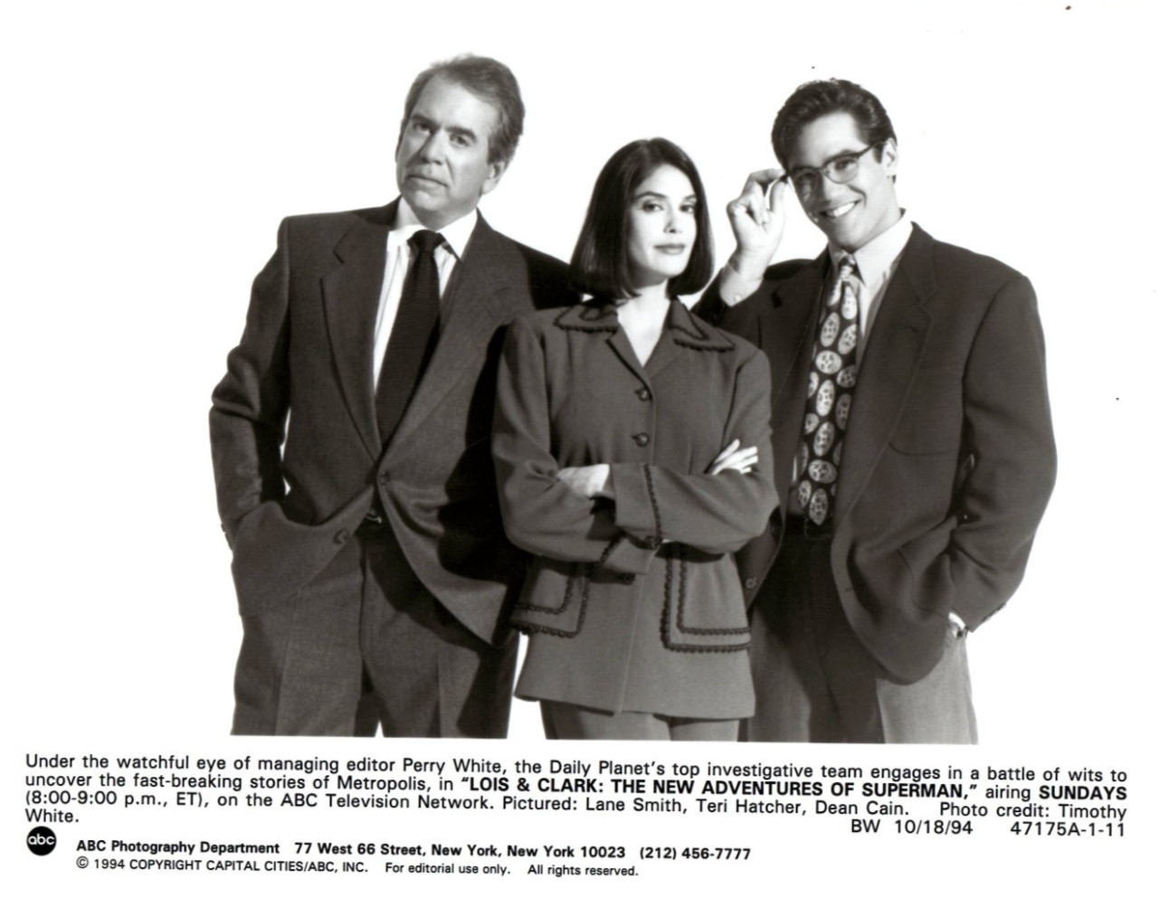 ABC – LOIS & CLARK: THE NEW ADVENTURES OF SUPERMAN – DEAN CAIN – PROMO PHOTO 7