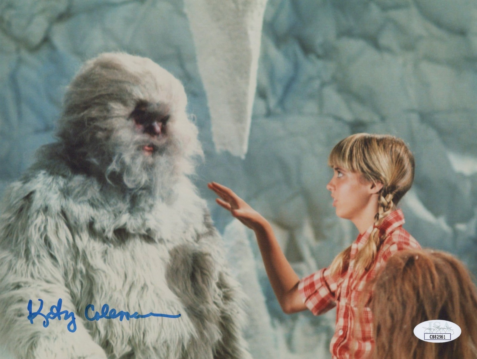 KATHY COLEMAN Signed LAND OF THE LOST 8×10 HOLLY Photo Autograph JSA COA CERT