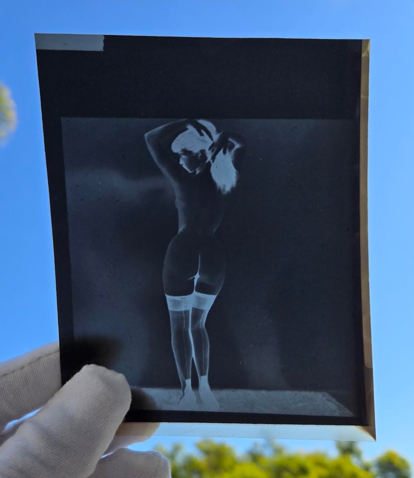 ORIGINAL C1959 VAMP ICON BETTIE PAGE NEGATIVE CASS CARR BUNNY YEAGER IRVING KLAW