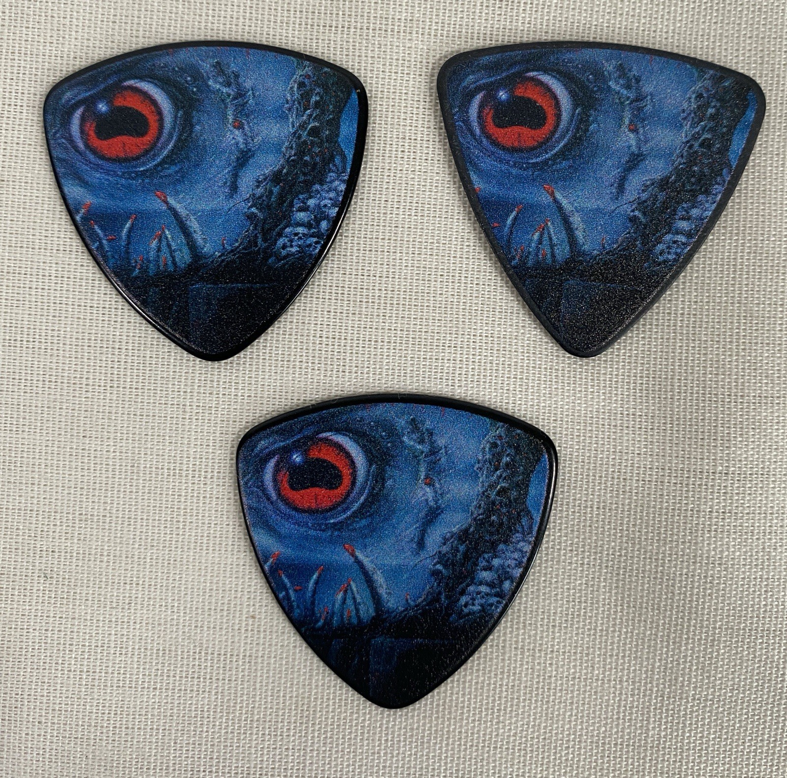 OBITUARY Cause Of Death Guitar Pick set TERRY BUTLER TREVOR PERES KEN ANDREWS