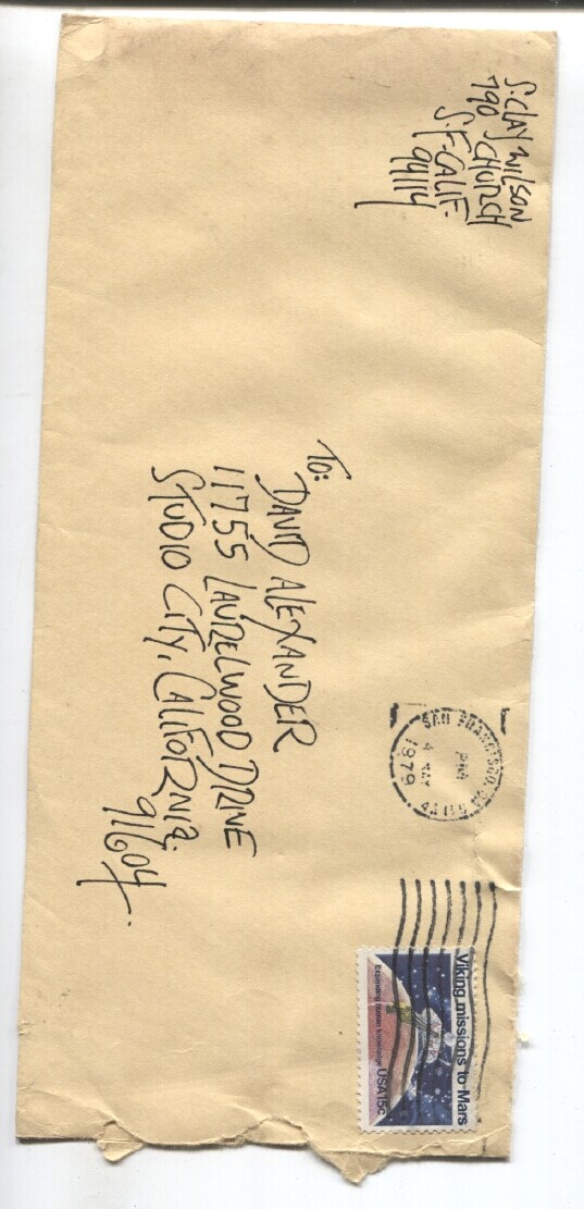 S. Clay Wilson Signed Letter / Sketch 1979 – Rare Underground Comix