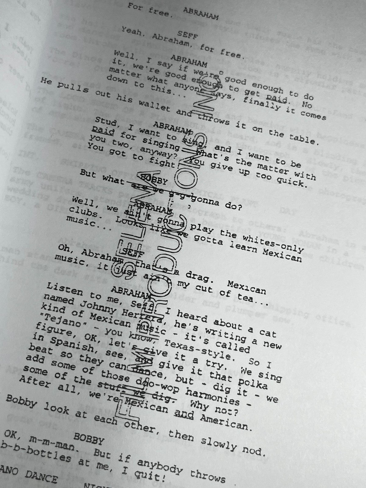 Selena Script Signed- Autograph Reprints- Selena Movie- Jennifer Lopez- Music