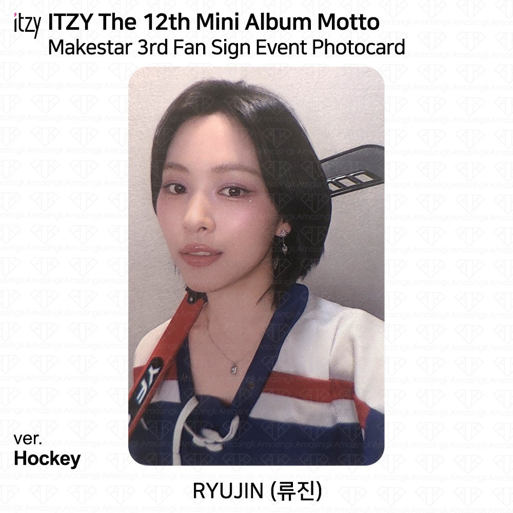 ITZY 12th Mini Album Motto MakeStar 3rd Fan Sign Event Photocard