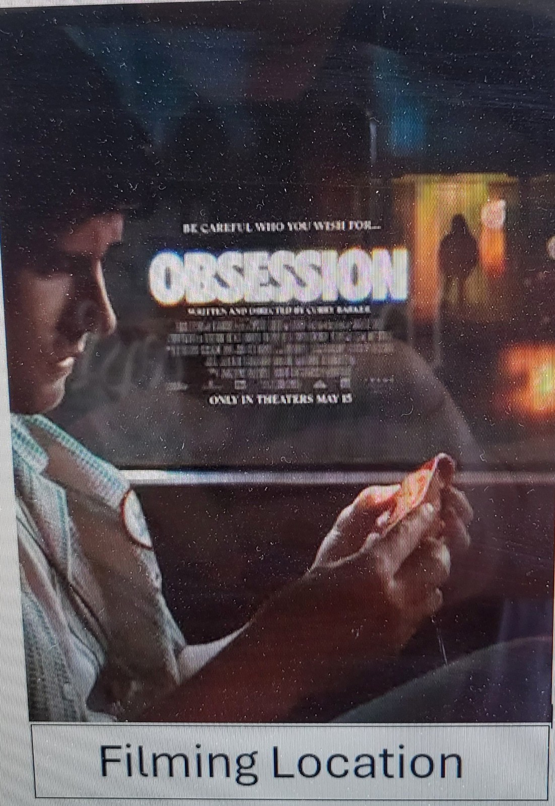 Obsession Movie Shirt Patch from Cassell’s Music Filming Location – Irons On
