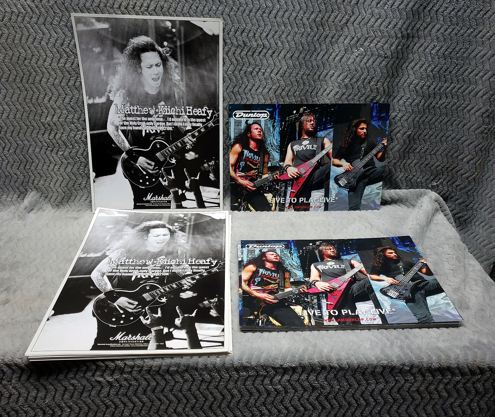 Trivium *Matt Heafy* Marshall & Dunlop Promo Photo LOT 62