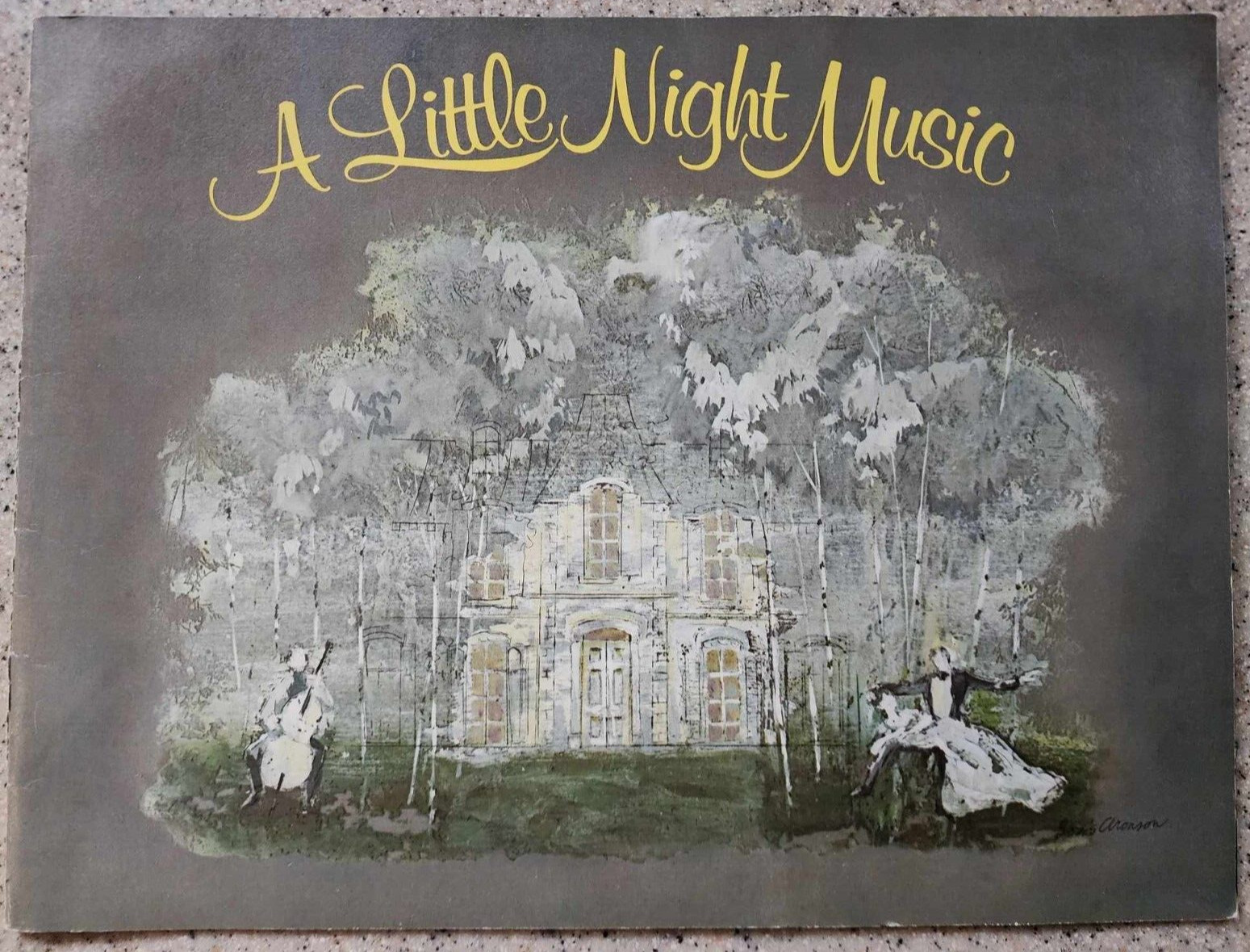 A Little Night of Music 1973 Broadway playbill/program signed Jean Simmons
