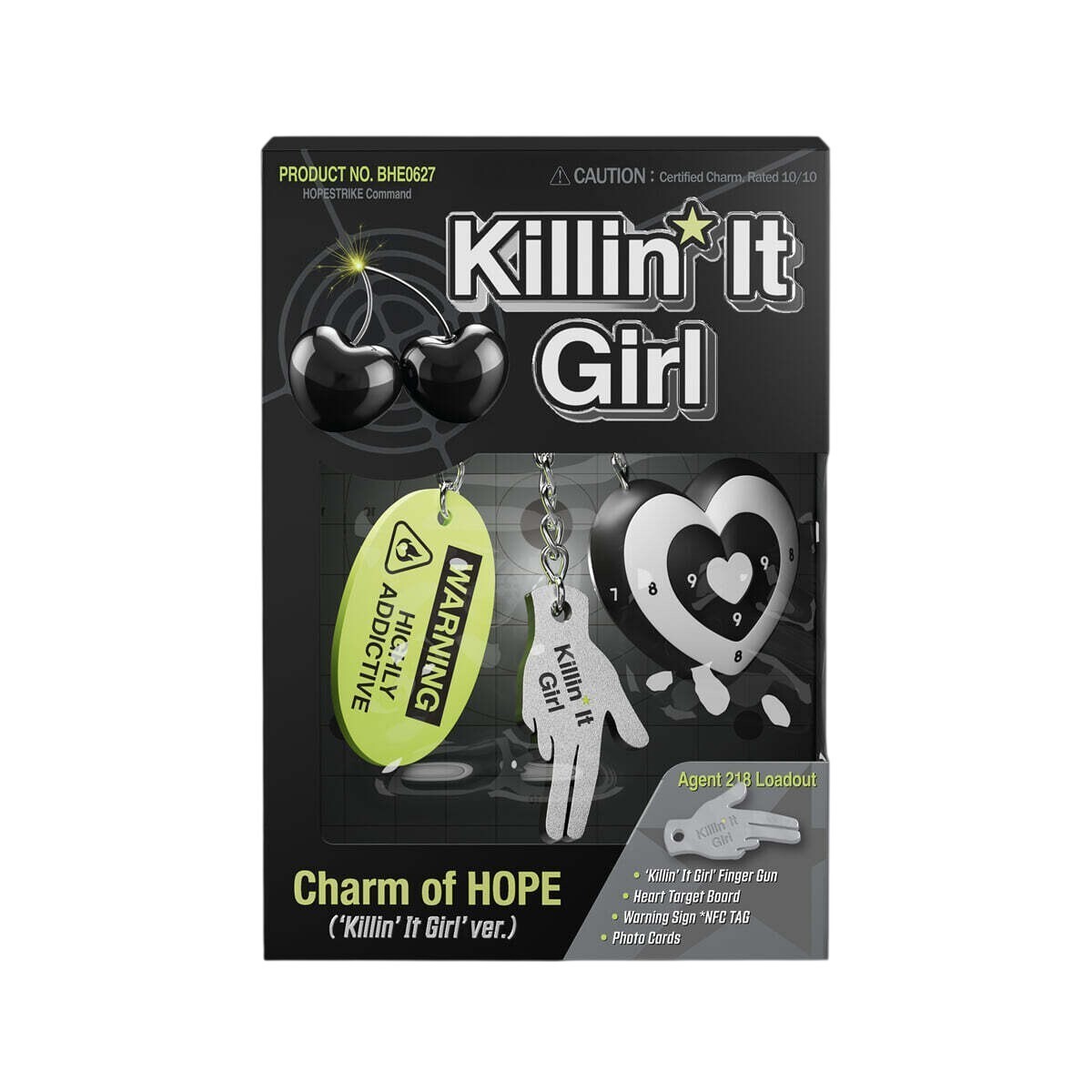 Charm of HOPE for BTS J-hope Album Photocard+NFC+Keyring+etc