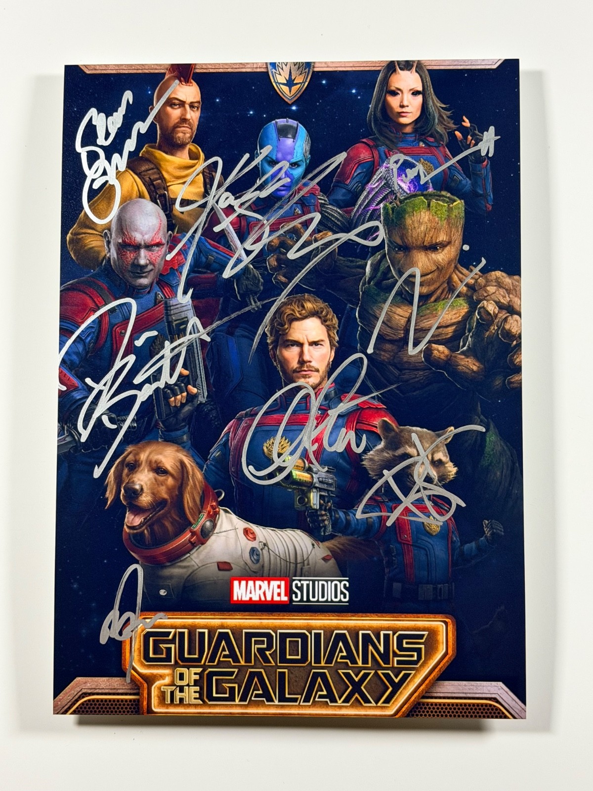Guardians of the Galaxy Cast Signed 8×11 Photo + COA