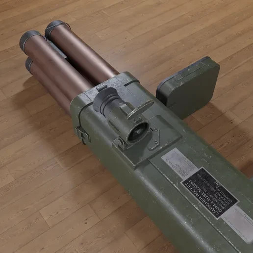 3d printed M202A1 Flash Rocket-Launcher prop Replica Cosplay non-functional 1/1