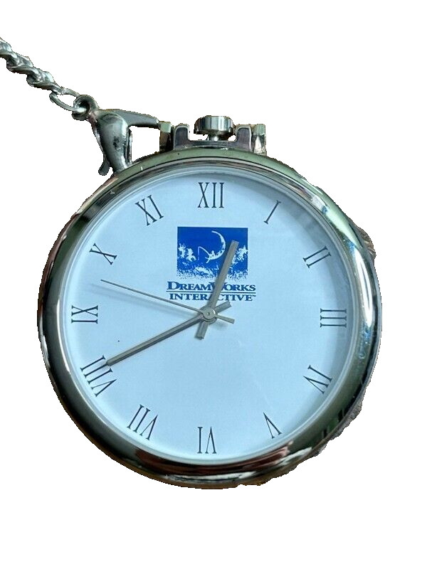 DreamWorks Interactive Video Game Promo Pocket Watch Rare Swag Giveaway