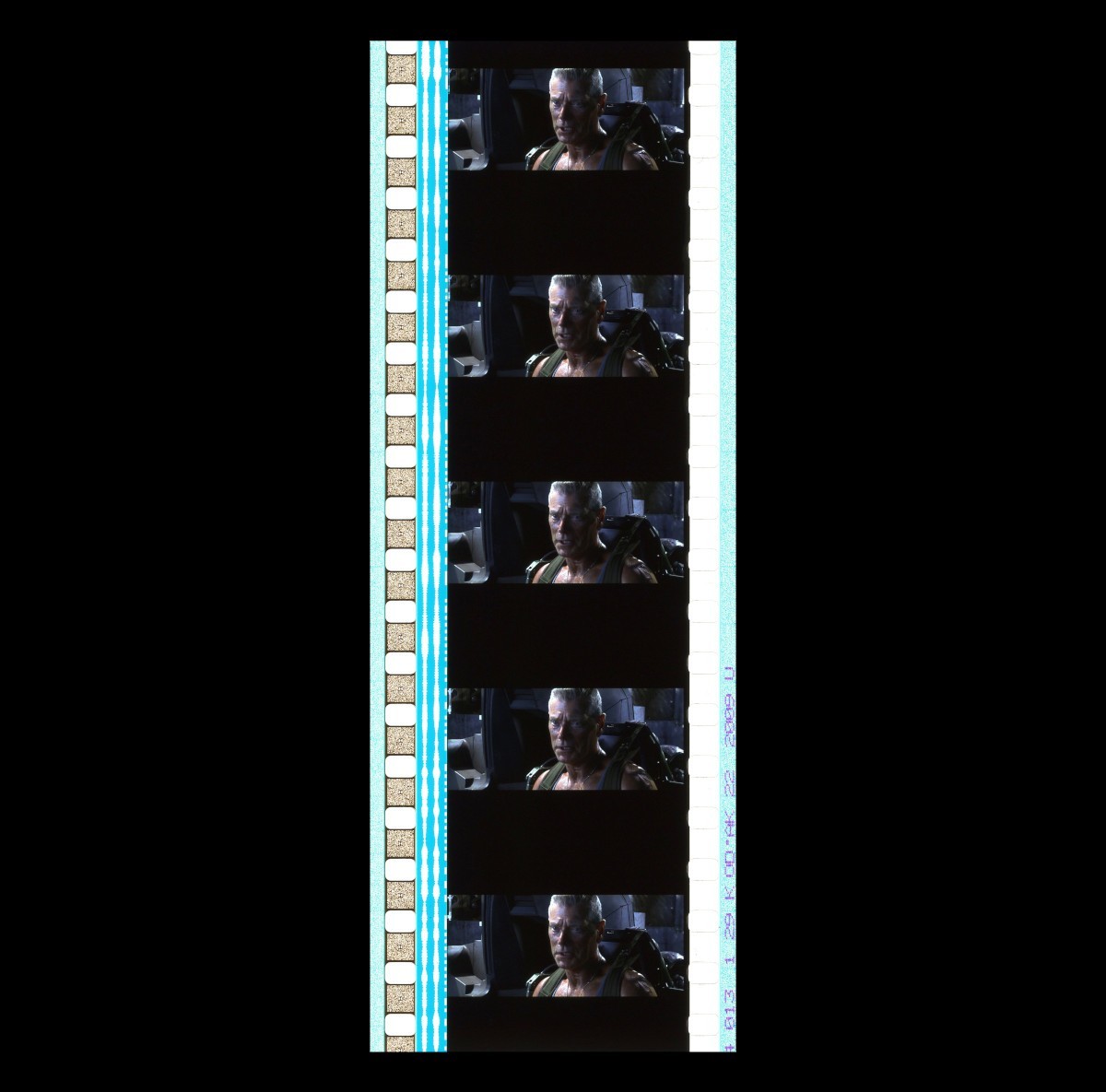 Avatar (2009) – Colonel Miles Quaritch – 35mm 5 cell film strip 048