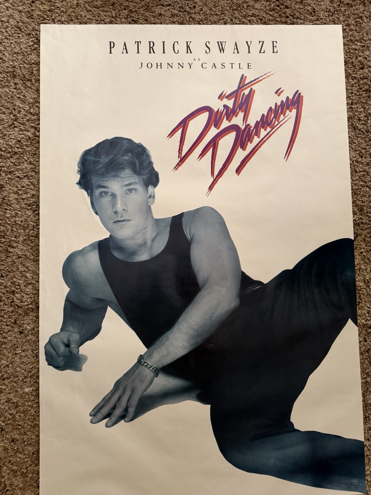 1987 Dirty Dancing Movie Poster In Great Condition See Pictures