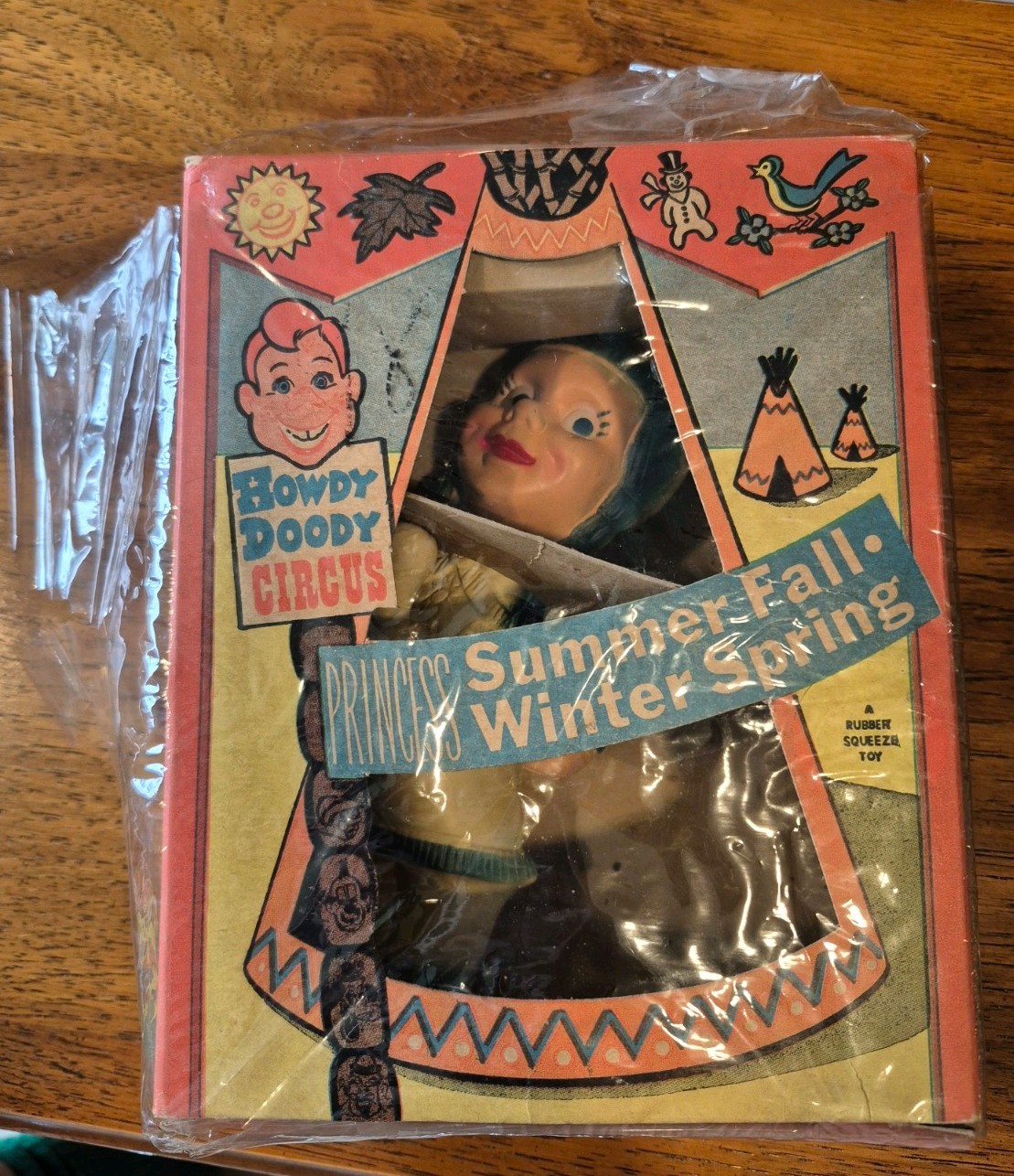 Princess Summer Fall Winter Spring from the Howdy Doody Circus line. 1950s