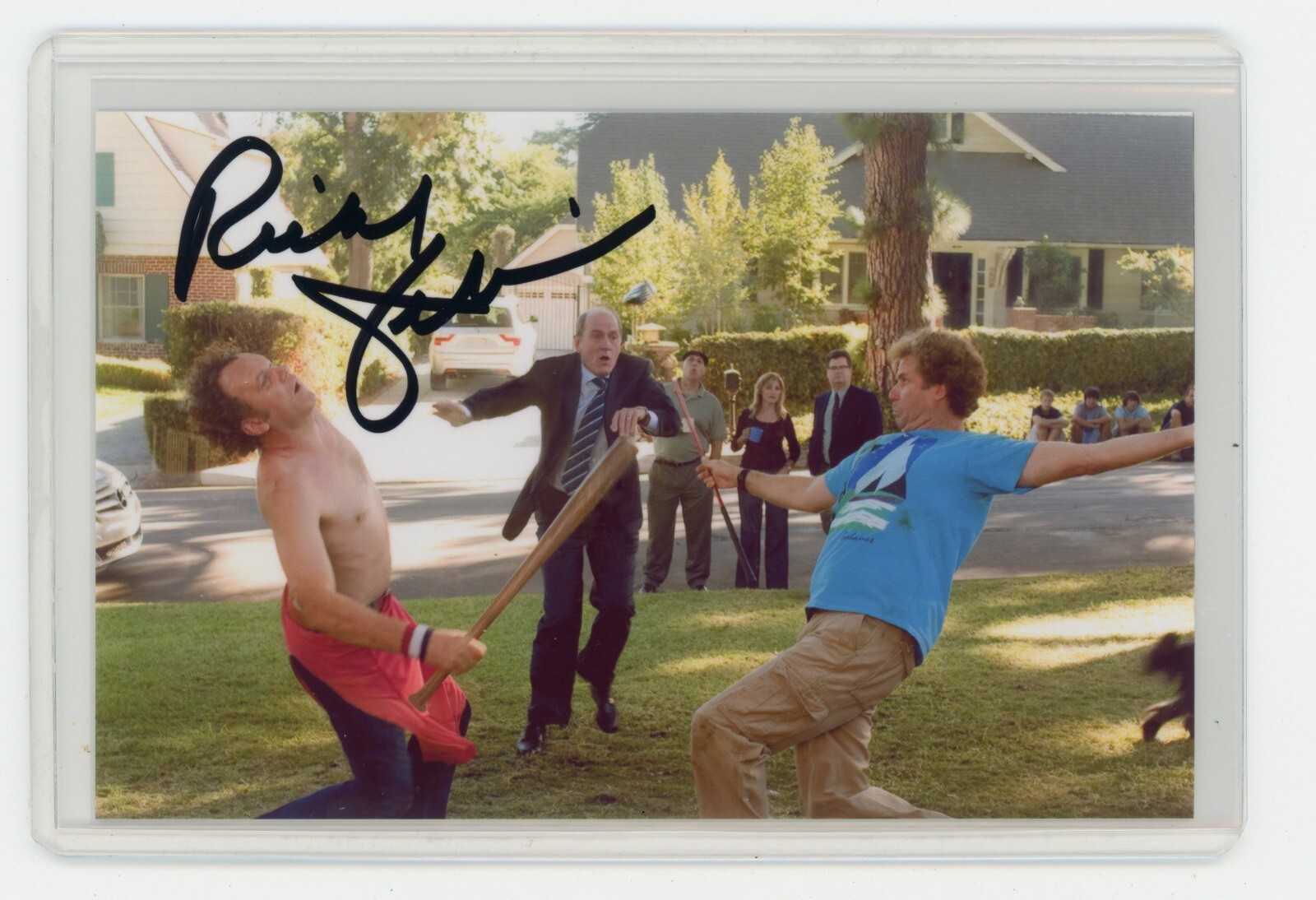 Richard Jenkins Signed Photo – Step Brothers Fight Will Ferrell John C Reilly