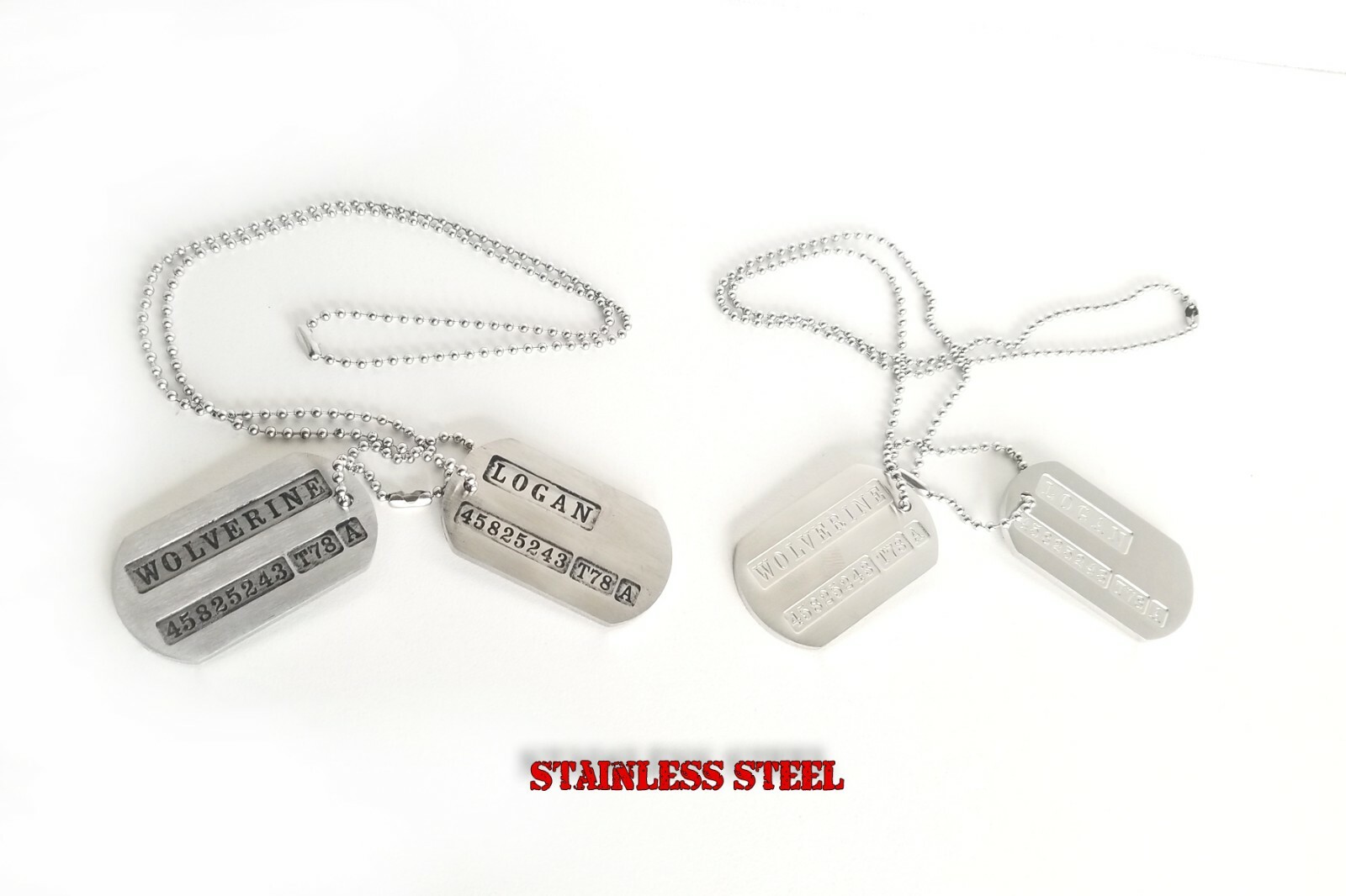 Wolverine XO Military Dog Tags – Adamantium Procedure – Screen Accurate