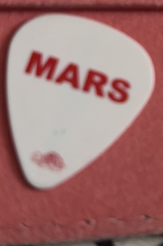 Motley Crue Mick Mars Vintage Guitar pick 2008 Saints of Los Angeles worldwide s