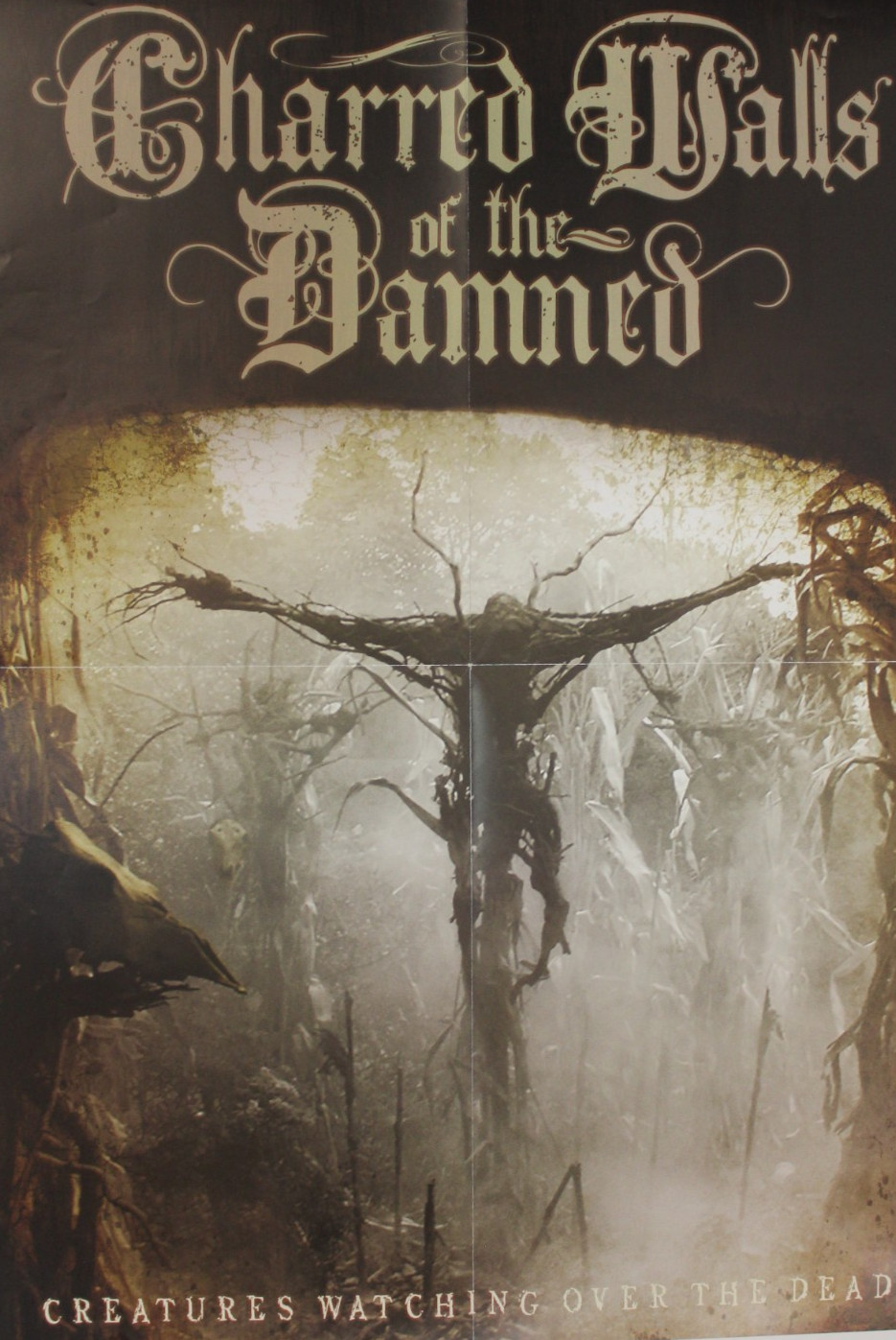 2016 CHARRED WALLS OF THE DAMNED Poster 23.25″ x 16.5″ (59 x 42 cm.) Hard Rock