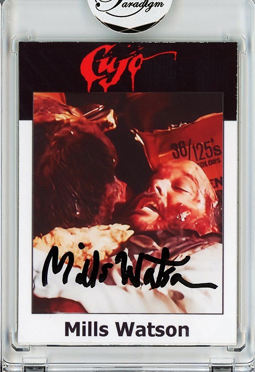 -CUJO- MILLS WATSON Signed/Autograph/Auto STEPHEN KING Horror Movie Card