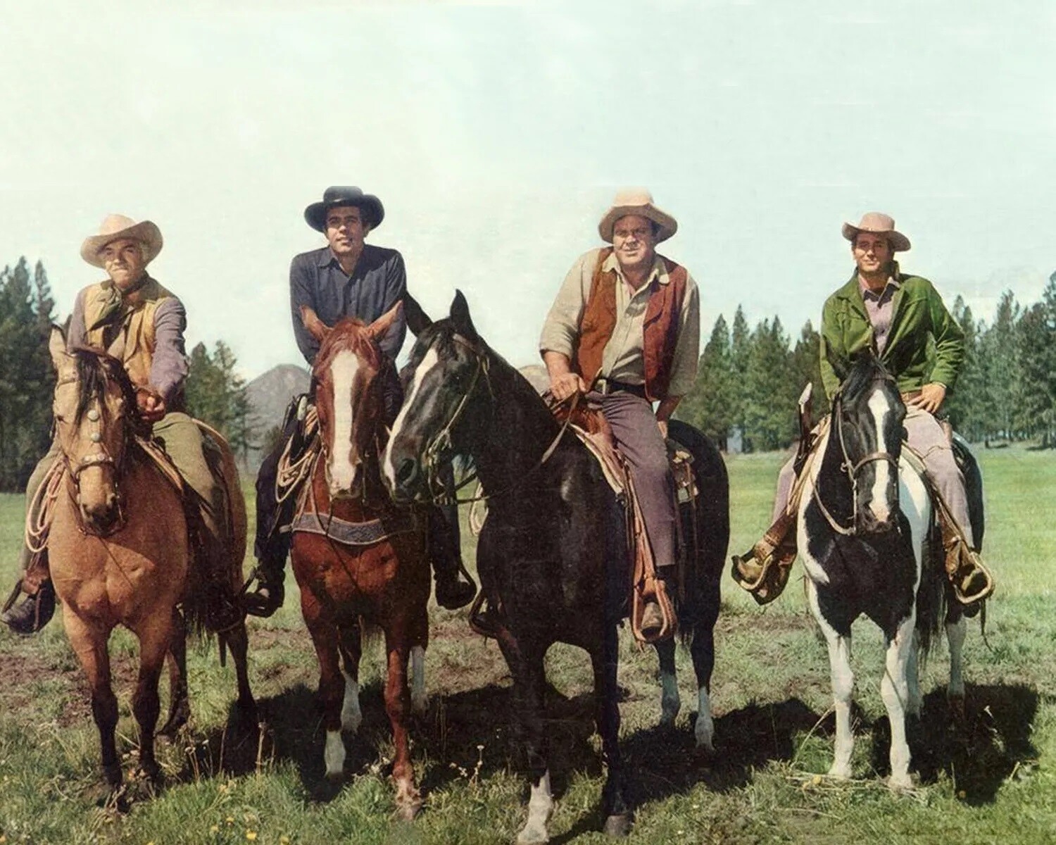 Bonanza Cast Old West 8×10 PHOTO PRINT