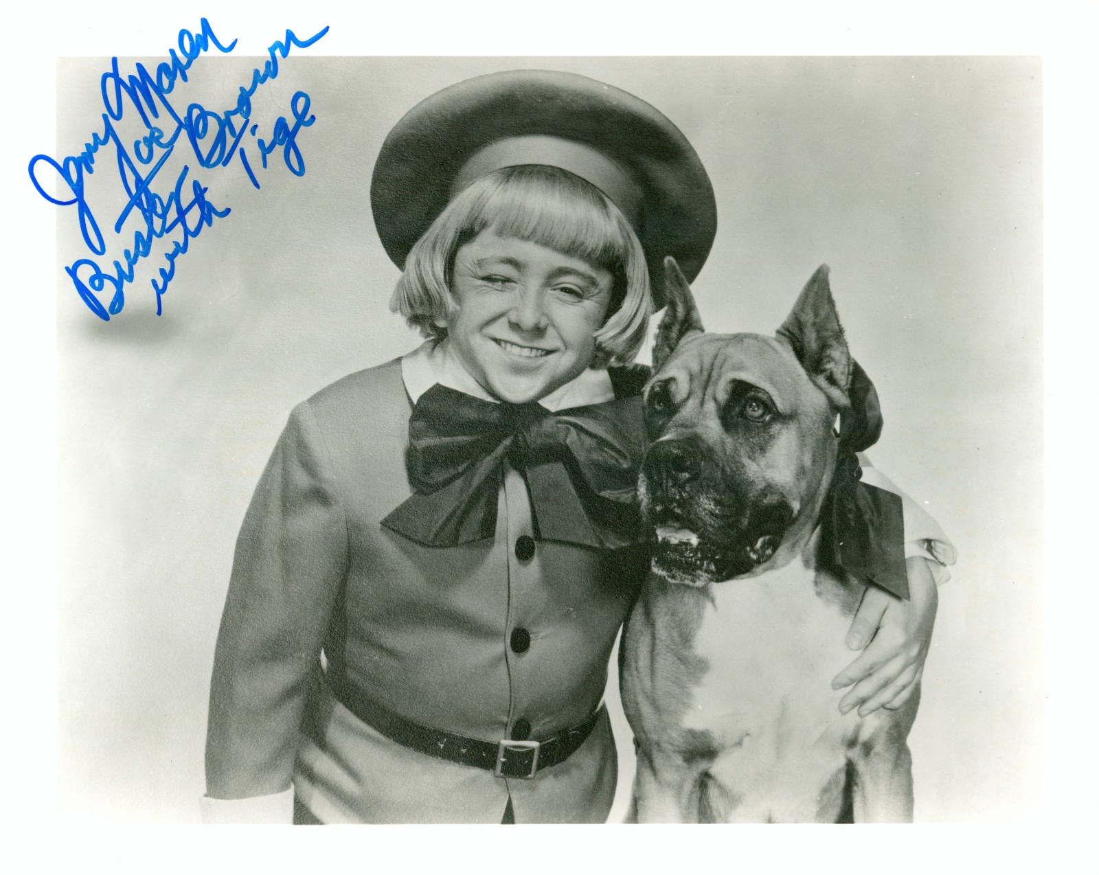 Jerry Maren Autographed 8×10 Photo WIZARD OF OZ MUNCHKIN Signed Buster Brown