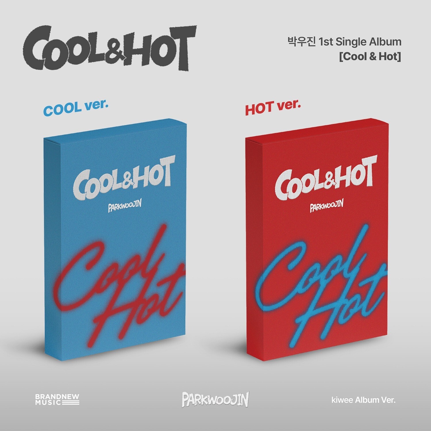 PARK WOO JIN AB6IX – 1st Single Album Cool & Hot [2 versions SET]