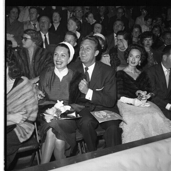 Robert Stack Ann Blyth Original Camera 2.25 x 2.25 B/W Negative & Contact Photo