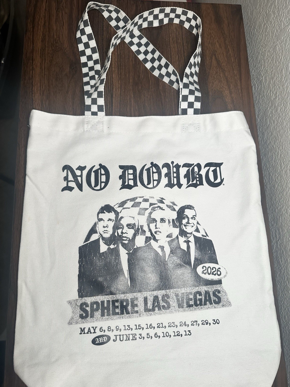 From the final performance at The Sphere In Las Vegas, No Doubt Tote Bag NEW