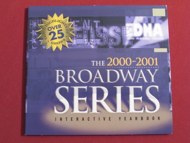 2000-2001 BROADWAY SERIES INTERACTIVE YEARBOOK CD-ROM PC/MAC VIDEO HIGHLIGHTS VG