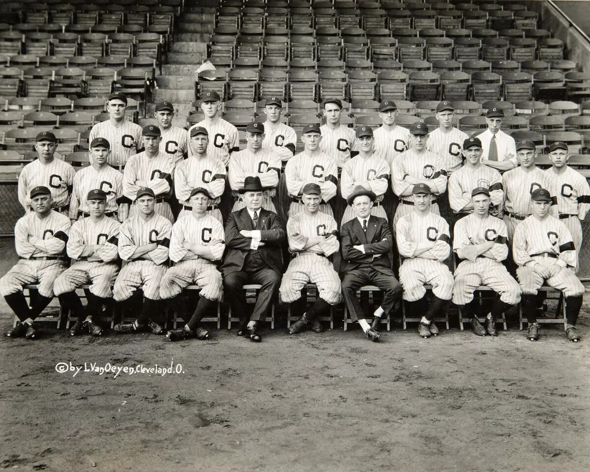 Cleveland Indians 1920 World Series Champions 4×6 Picture Celebrity Print