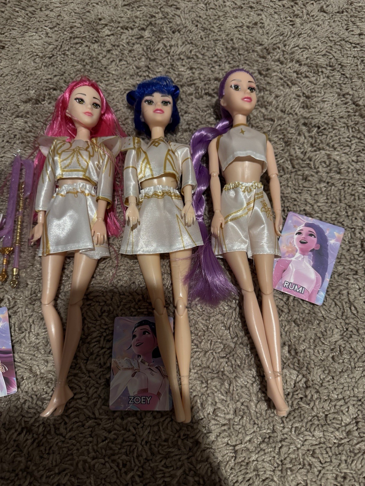 KPOP Demon Hunters Mystery Singing Doll Box Set – 3 Dolls, Unopened Box