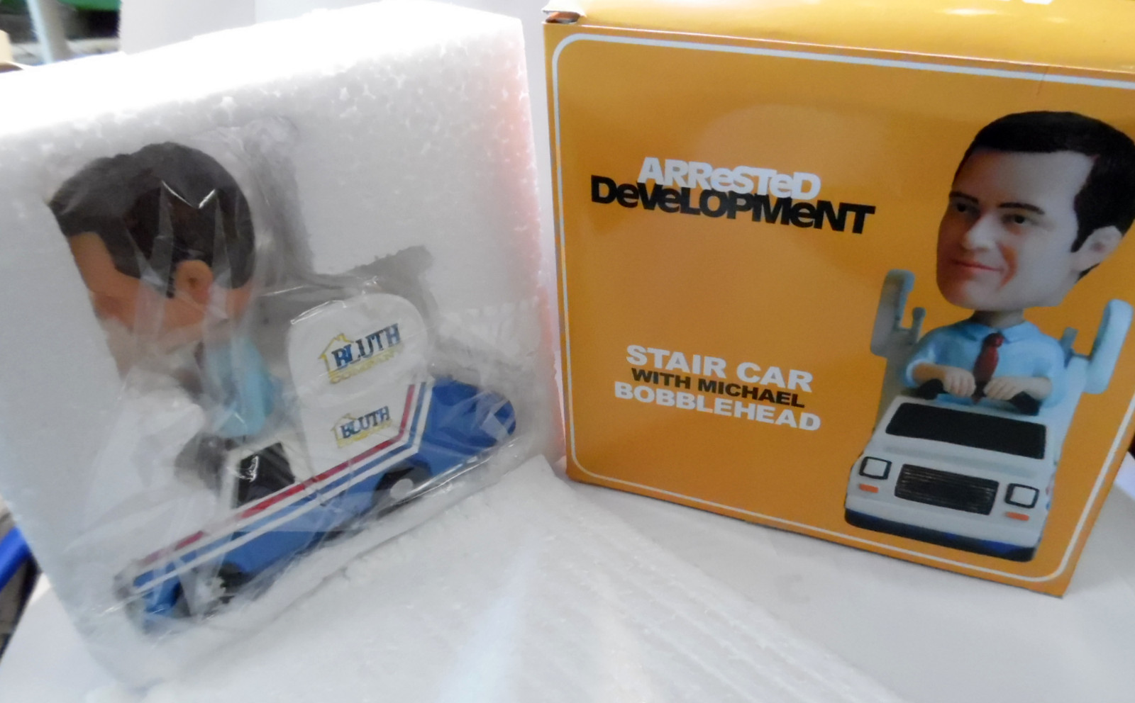 Bobble Head TV Show Arrested Development Michael Bluth Stair Car Nodder