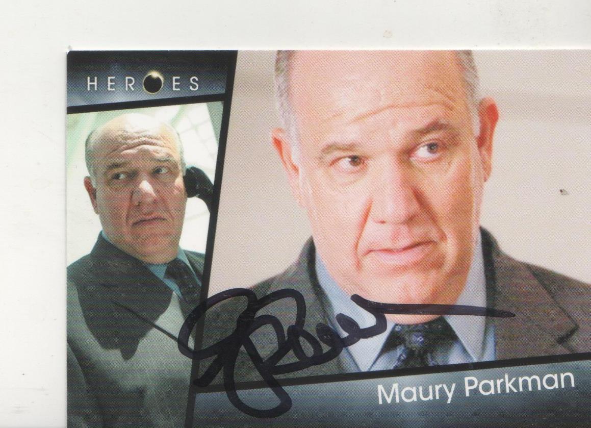 ALAN BLUEMENFELD SIGNED 2010 RITTENHOUSE “HEROES” #53 – MAURY PARKMAN