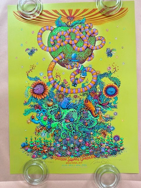 Goose Marq Spusta Madison Square Garden June 2026 Poster #/12 Yellow/Green RARE