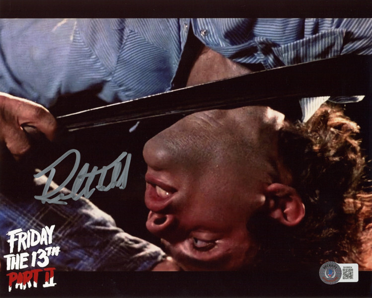 RUSSELL TODD SIGNED AUTOGRAPHED 8×10 PHOTO SCOTT FRIDAY THE 13th PART II BECKETT