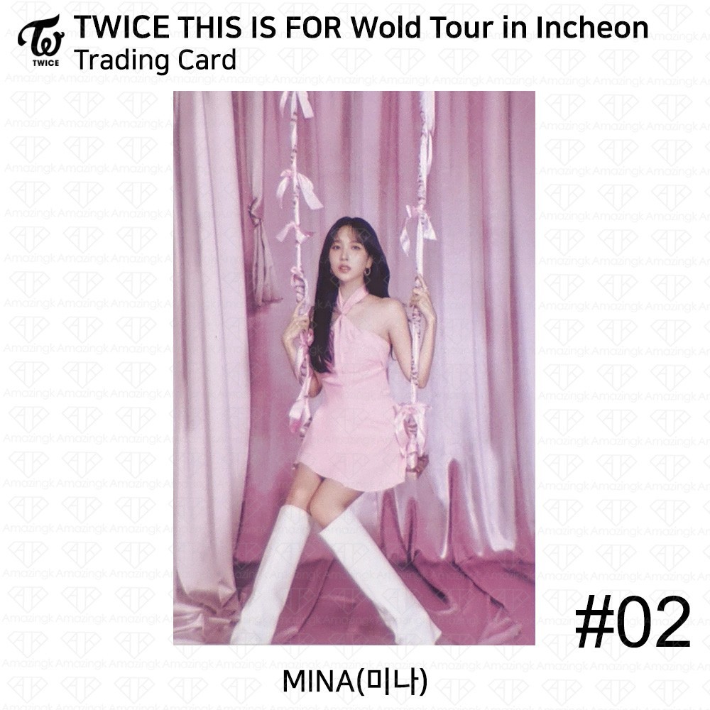 TWICE THIS IS FOR World Tour In INCHEON Trading Card KPOP K-POP MOMO SANA MINA