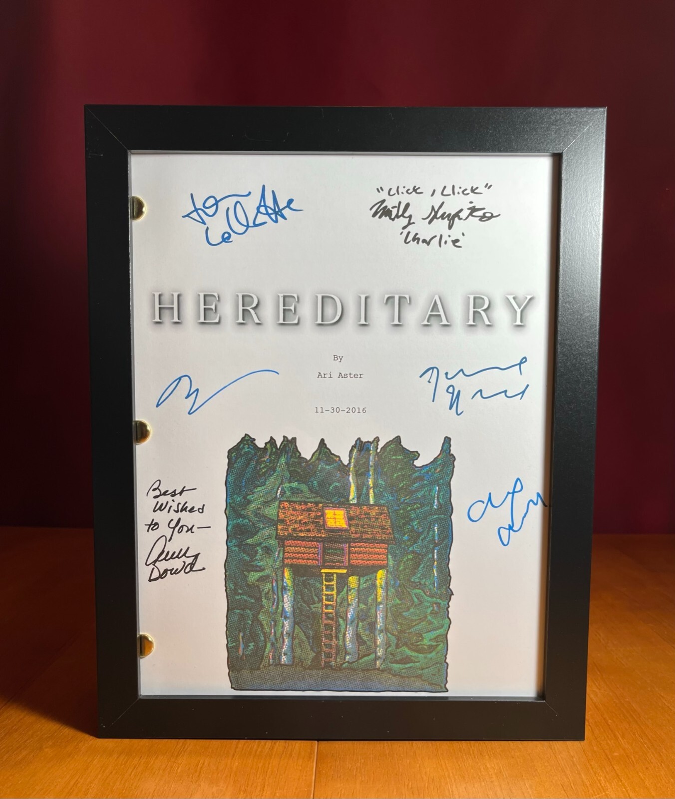 Hereditary Script Signed- Autograph Reprints- 118 Pages