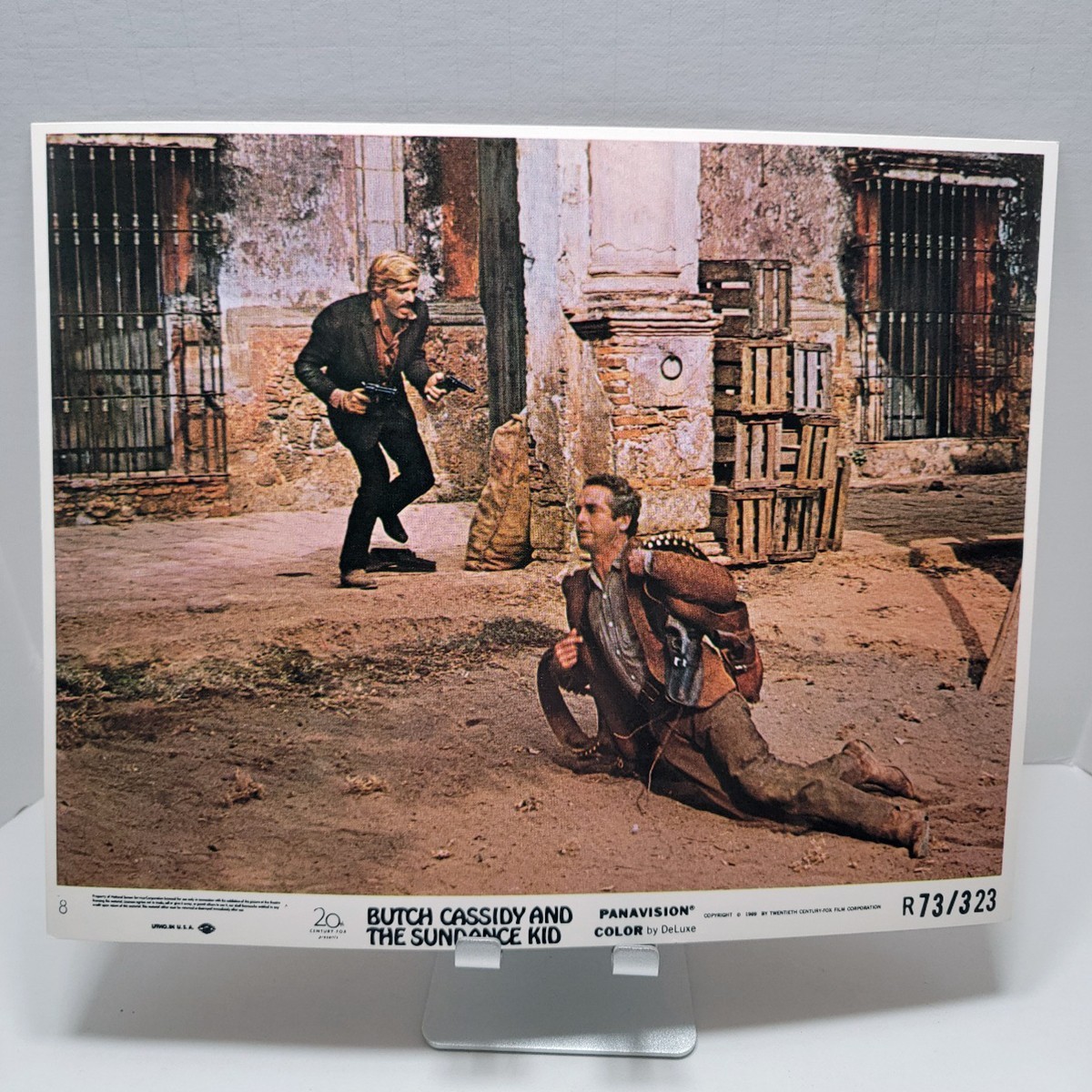 1969 Original Butch Cassidy and The Sundance Kid 8 X 10 Theater Lobby Cards 1-8