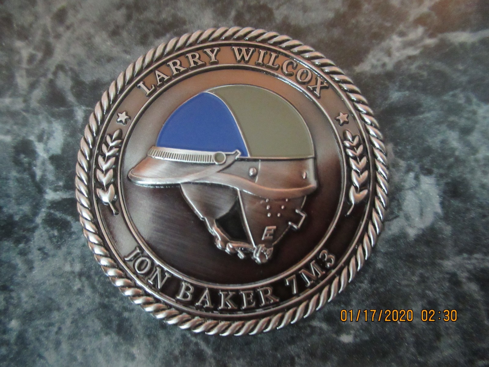 chips tv show jon baker aka larry wilcox chp police coin super rare last one