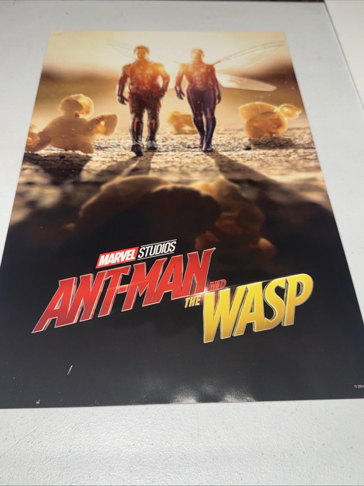 Ant-man&the Wasp Promo Poster Evangeline Lilly Paul Rudd Quantumania 15 X 11