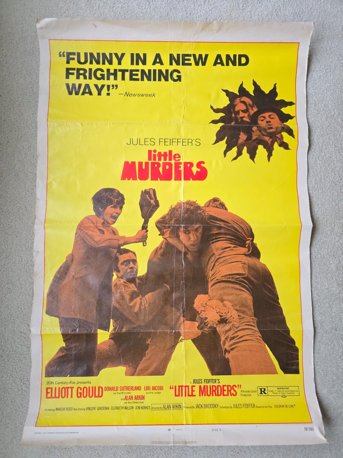 Little Murders 1-sheet movie poster (1971) 27×41