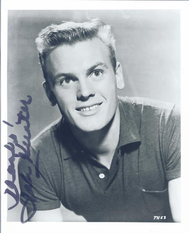 TAB HUNTER – PHOTOGRAPH SIGNED